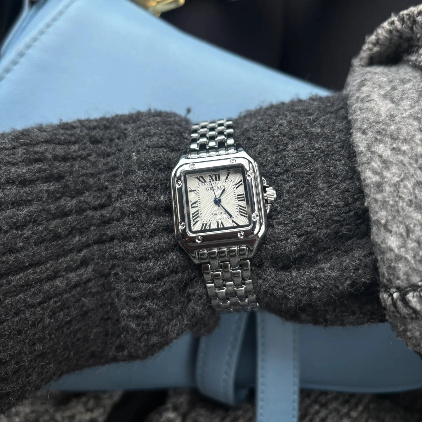 Grealy Watch Stainless Steel Silver