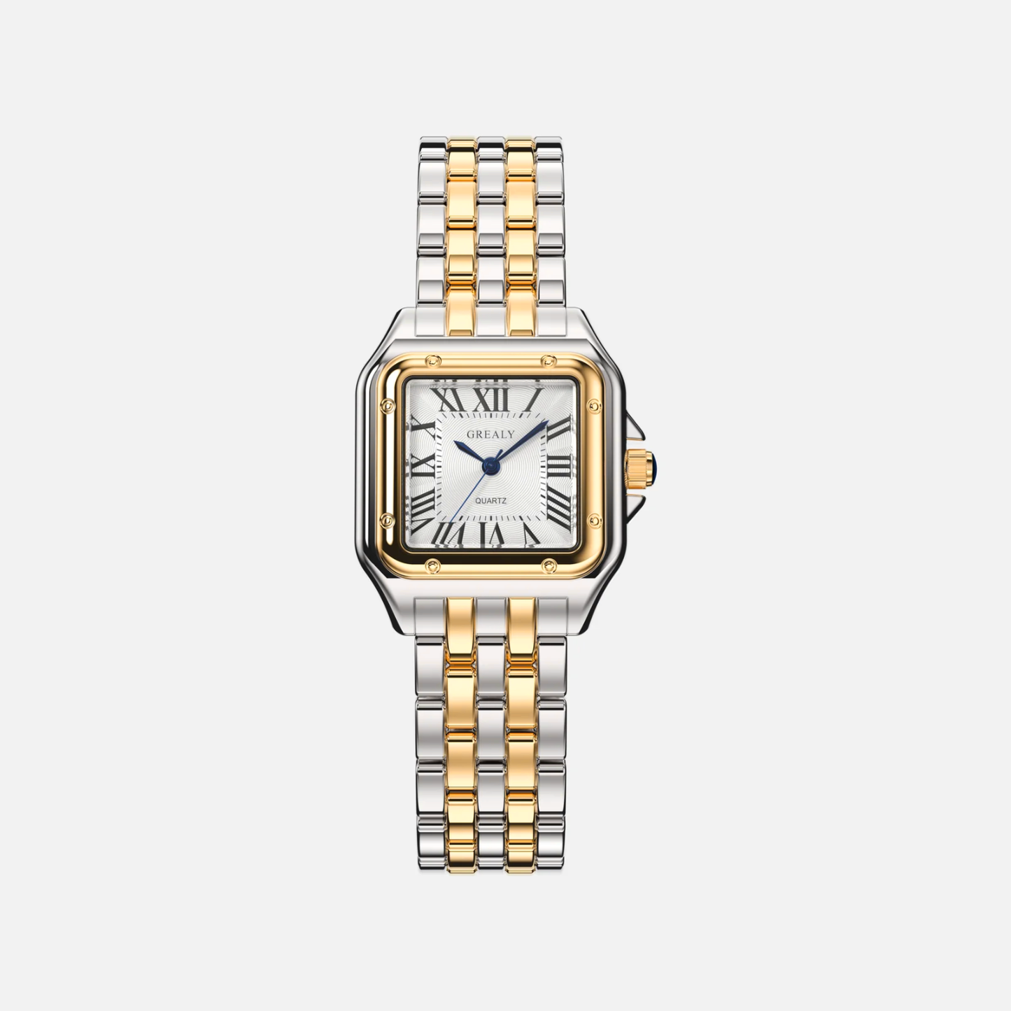 Grealy Watch Stainless Steel Silver Gold